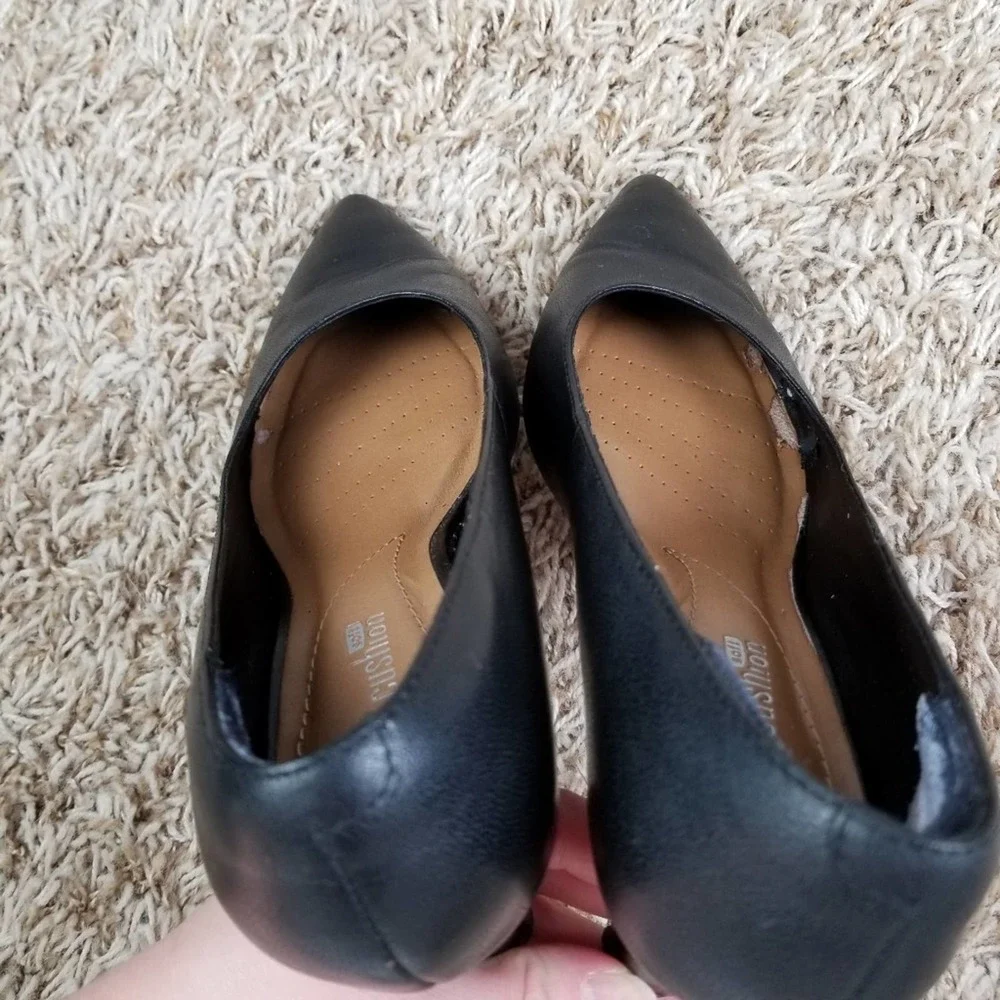 Clarks| Black Crewso wick pump size 6.5 - Picture 5 of 8